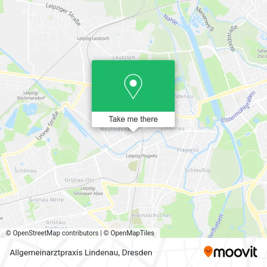 Карта Allgemeinarztpraxis Lindenau