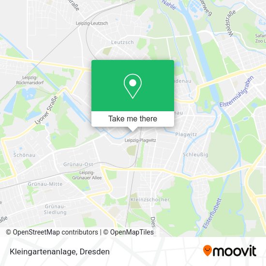 Карта Kleingartenanlage