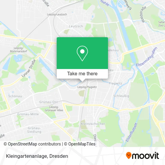 Карта Kleingartenanlage