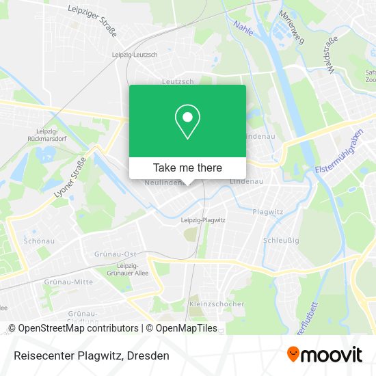 Карта Reisecenter Plagwitz