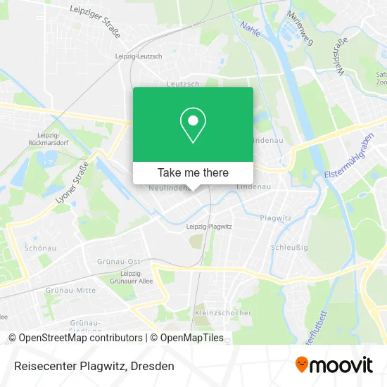 Карта Reisecenter Plagwitz