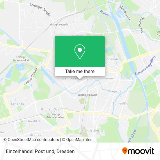 Карта Einzelhandel Post und