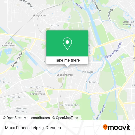 Карта Maxx Fitness Leipzig