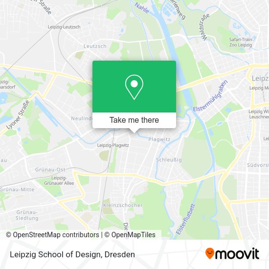 Карта Leipzig School of Design