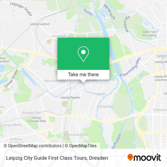 Карта Leipzig City Guide First Class Tours