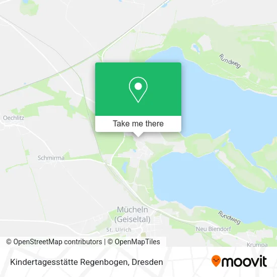 Карта Kindertagesstätte Regenbogen
