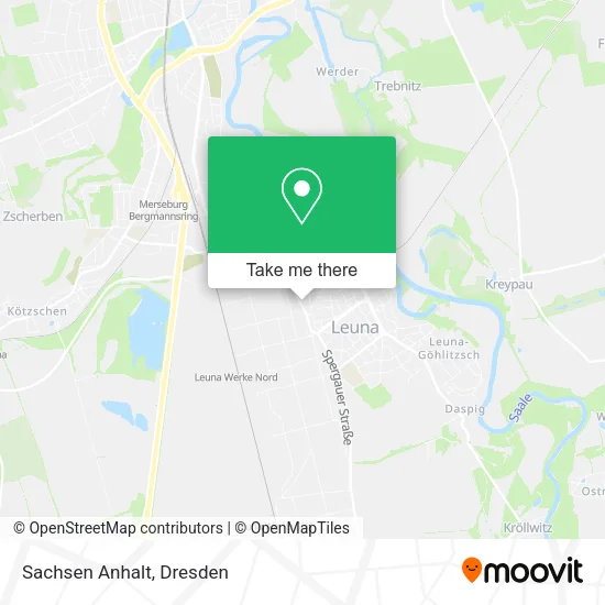 Карта Sachsen Anhalt