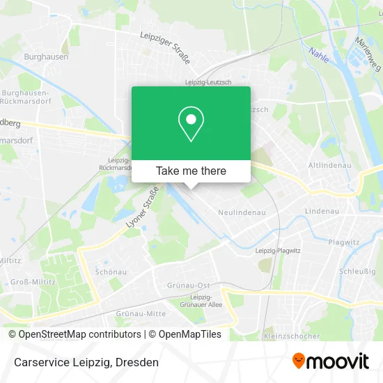 Карта Carservice Leipzig