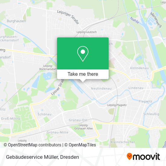 Карта Gebäudeservice Müller