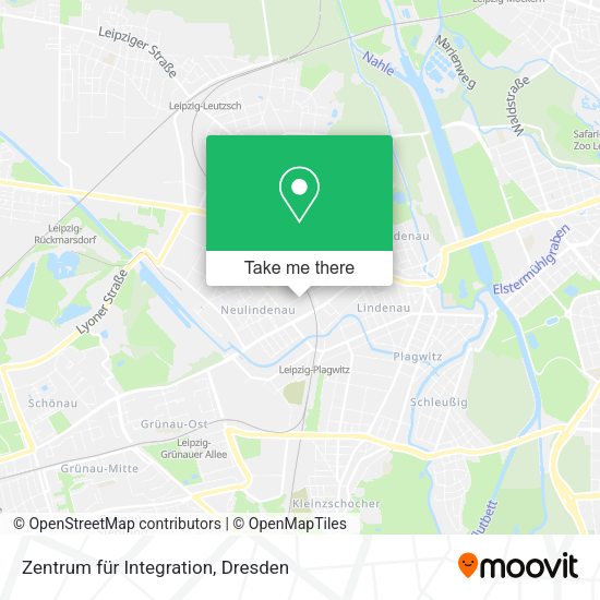 Карта Zentrum für Integration