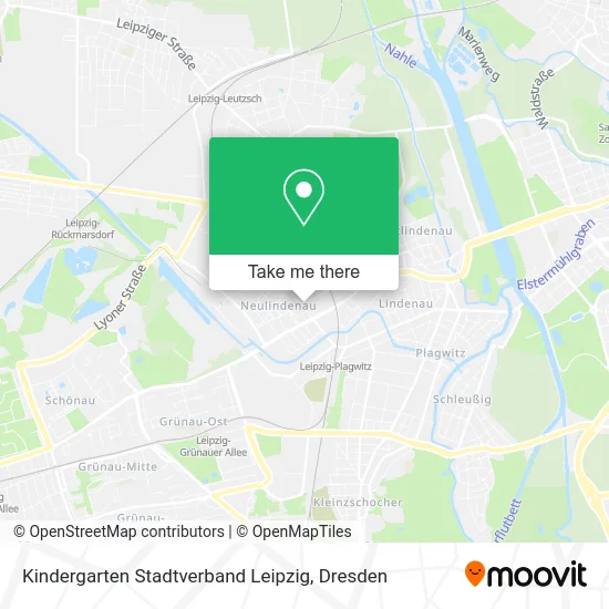 Карта Kindergarten Stadtverband Leipzig