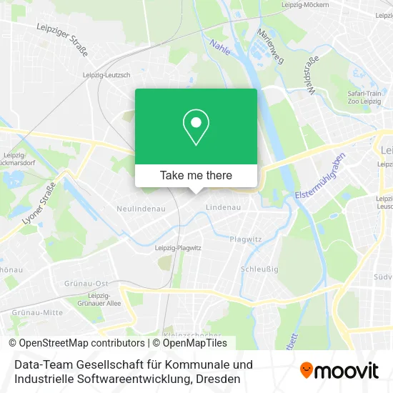 Карта Data-Team Gesellschaft für Kommunale und Industrielle Softwareentwicklung
