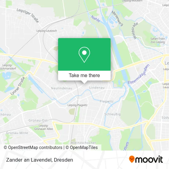 Карта Zander an Lavendel