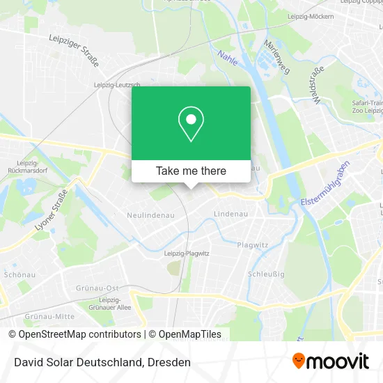Карта David Solar Deutschland