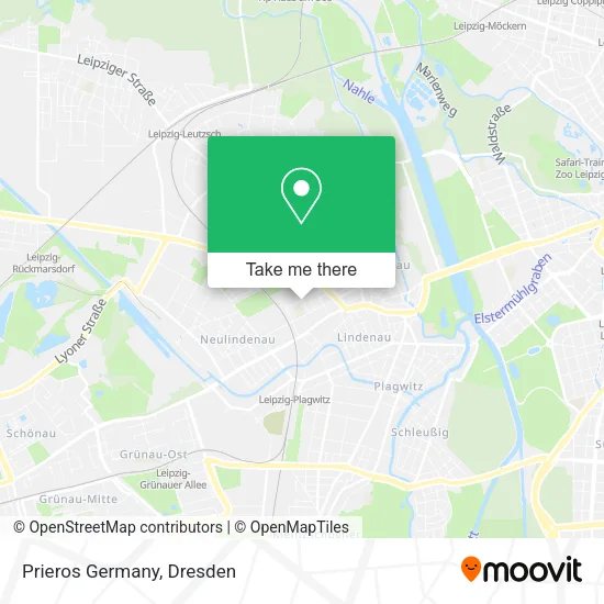 Карта Prieros Germany