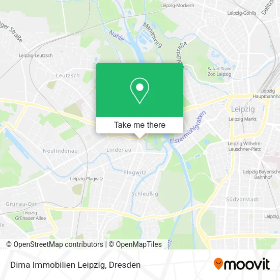 Dima Immobilien Leipzig map