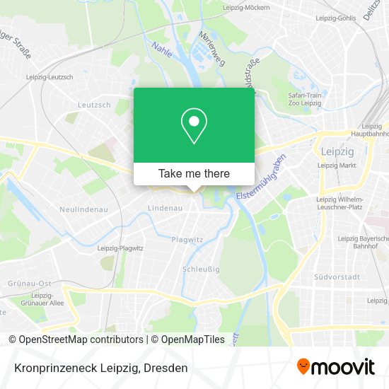 Карта Kronprinzeneck Leipzig