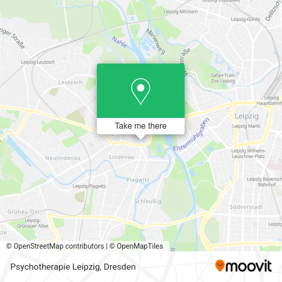 Карта Psychotherapie Leipzig