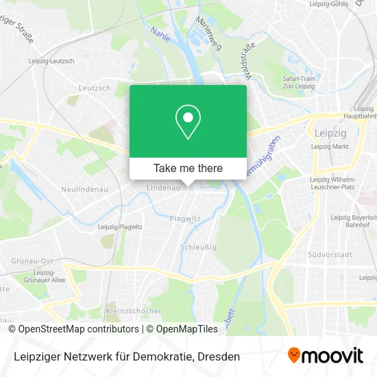 Карта Leipziger Netzwerk für Demokratie