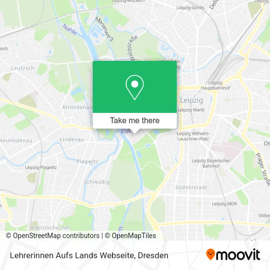 Карта Lehrerinnen Aufs Lands Webseite