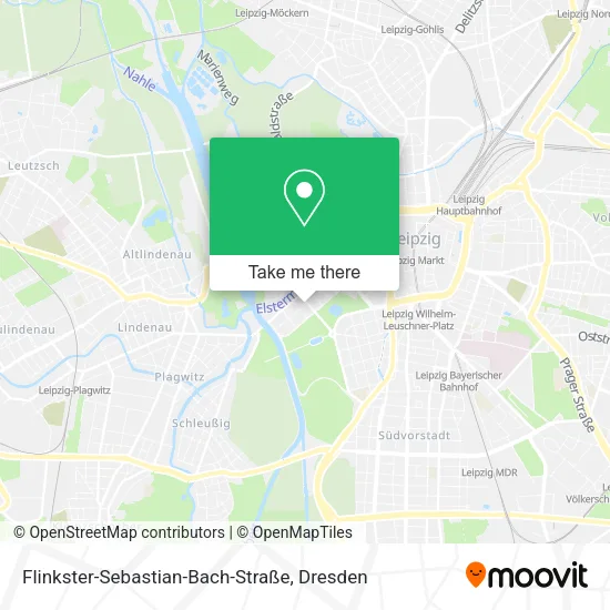 Карта Flinkster-Sebastian-Bach-Straße