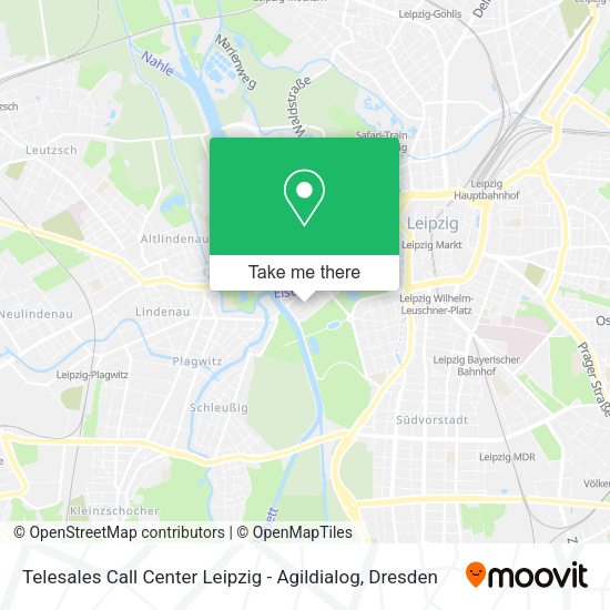 Карта Telesales Call Center Leipzig - Agildialog