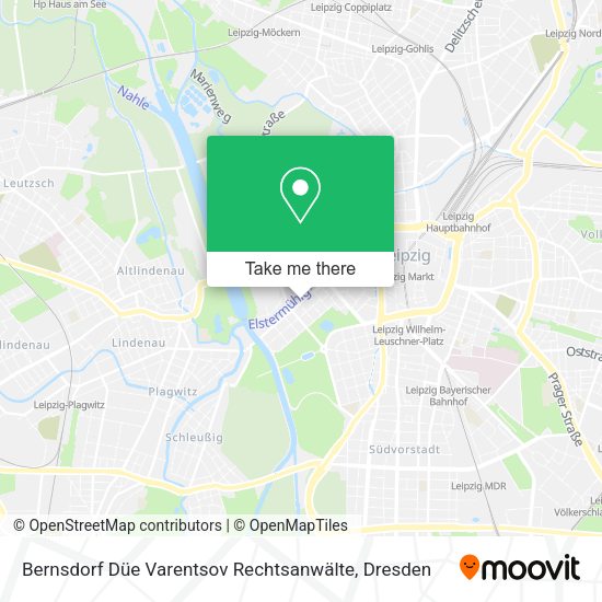 Карта Bernsdorf Düe Varentsov Rechtsanwälte