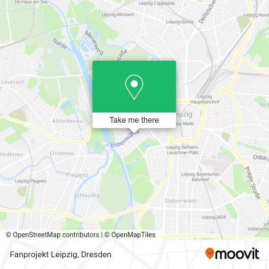 Карта Fanprojekt Leipzig