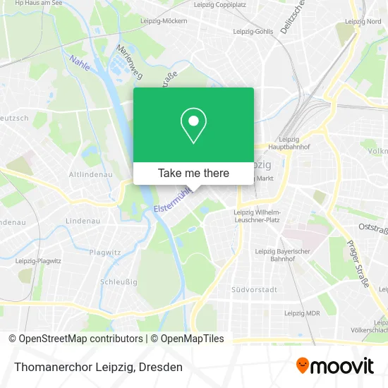 Карта Thomanerchor Leipzig