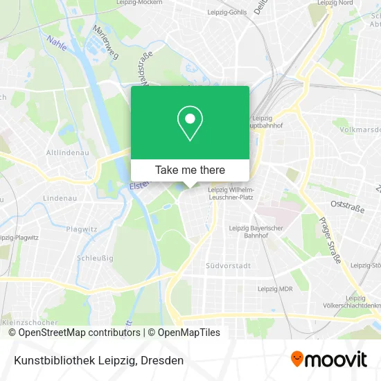 Карта Kunstbibliothek Leipzig