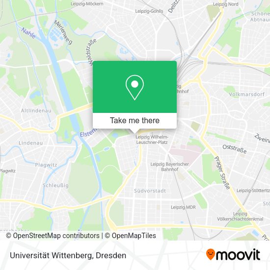 Карта Universität Wittenberg