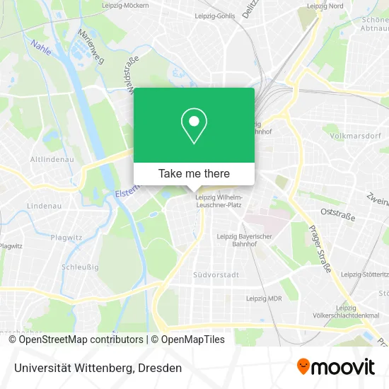 Карта Universität Wittenberg