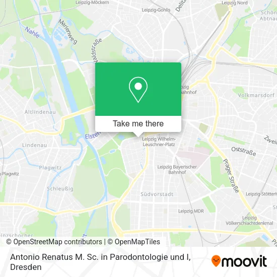 Карта Antonio Renatus M. Sc. in Parodontologie und I