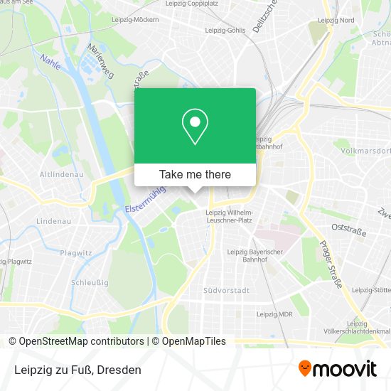 Карта Leipzig zu Fuß