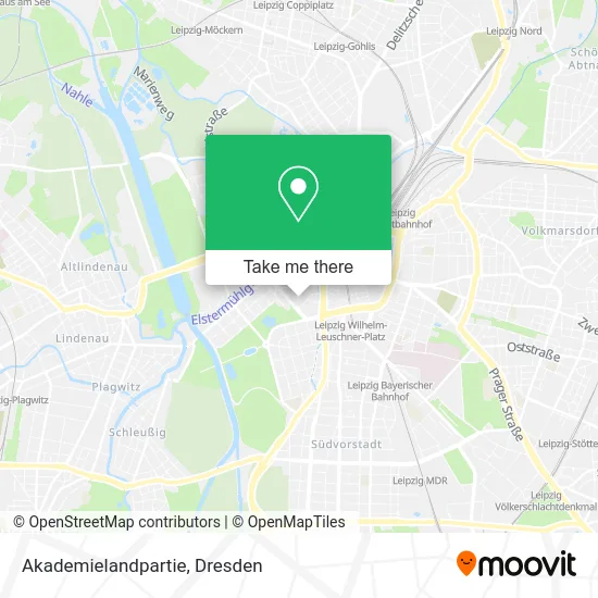 Карта Akademielandpartie