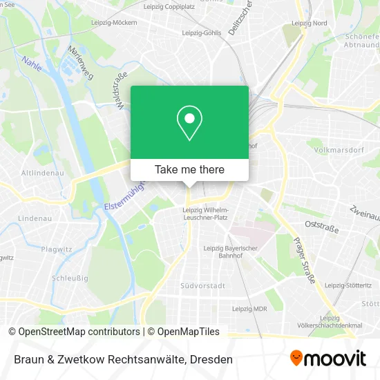 Карта Braun & Zwetkow Rechtsanwälte
