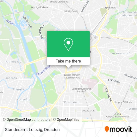 Карта Standesamt Leipzig