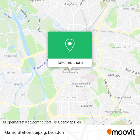 Карта Game Station Leipzig