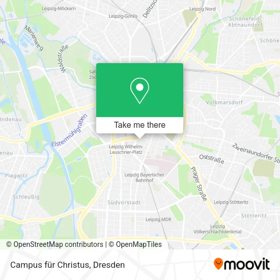 Карта Campus für Christus