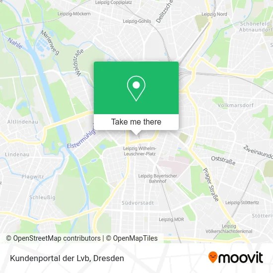 Карта Kundenportal der Lvb