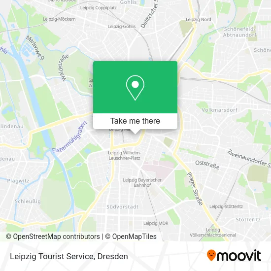 Карта Leipzig Tourist Service