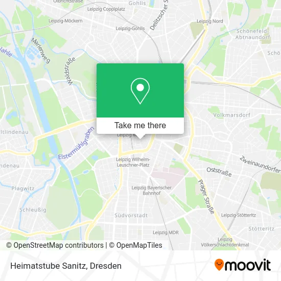 Карта Heimatstube Sanitz