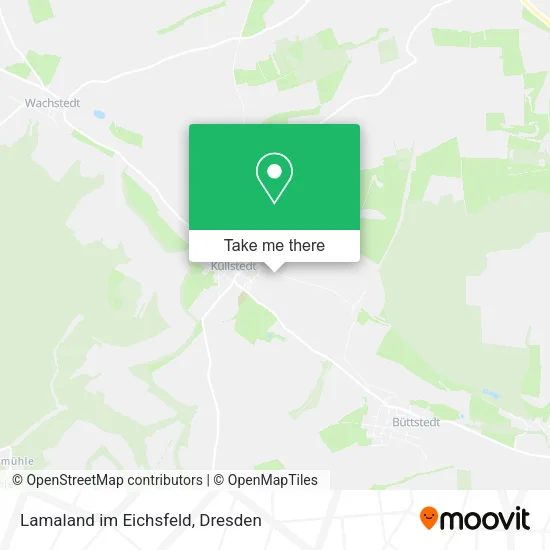 Карта Lamaland im Eichsfeld