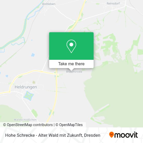 Карта Hohe Schrecke - Alter Wald mit Zukunft