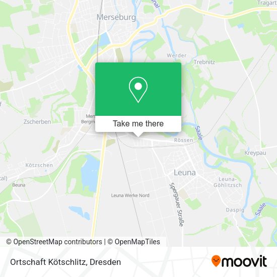 Карта Ortschaft Kötschlitz