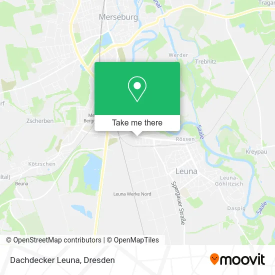 Карта Dachdecker Leuna