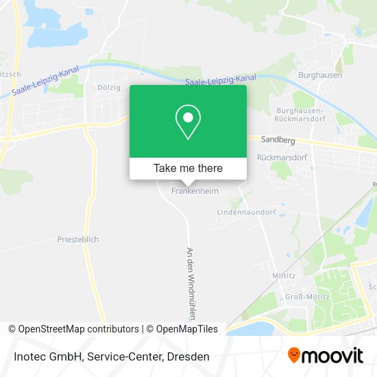 Карта Inotec GmbH, Service-Center