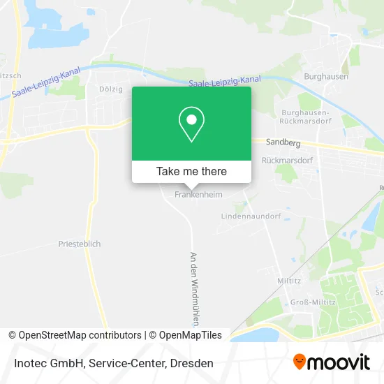 Карта Inotec GmbH, Service-Center