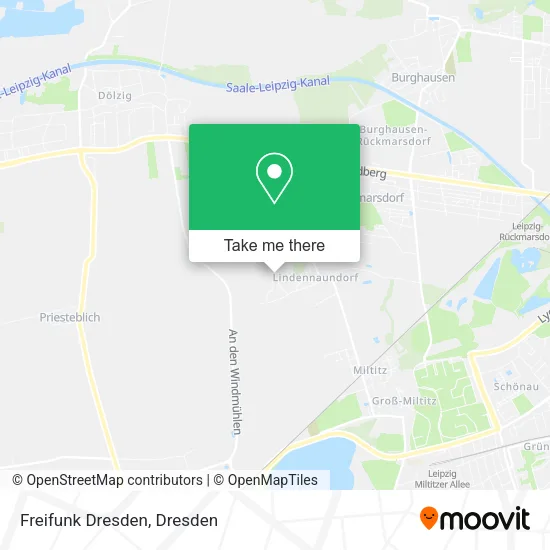 Карта Freifunk Dresden