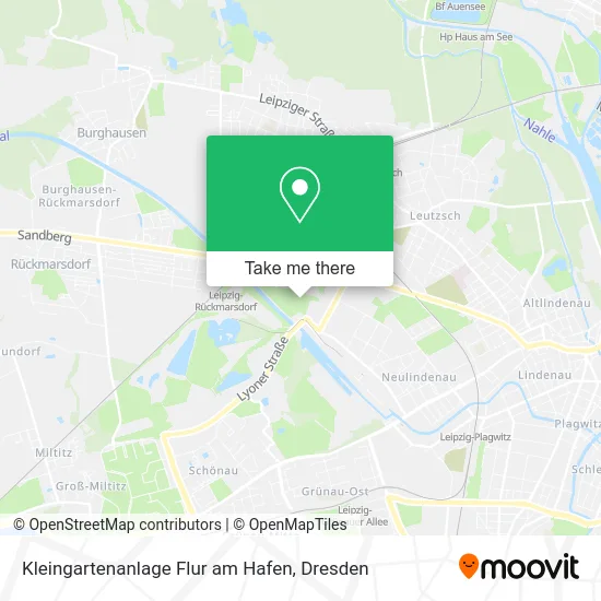 Карта Kleingartenanlage Flur am Hafen